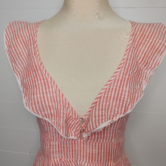 Free People Heartlines striped mini dress S - Picture 3 of 14